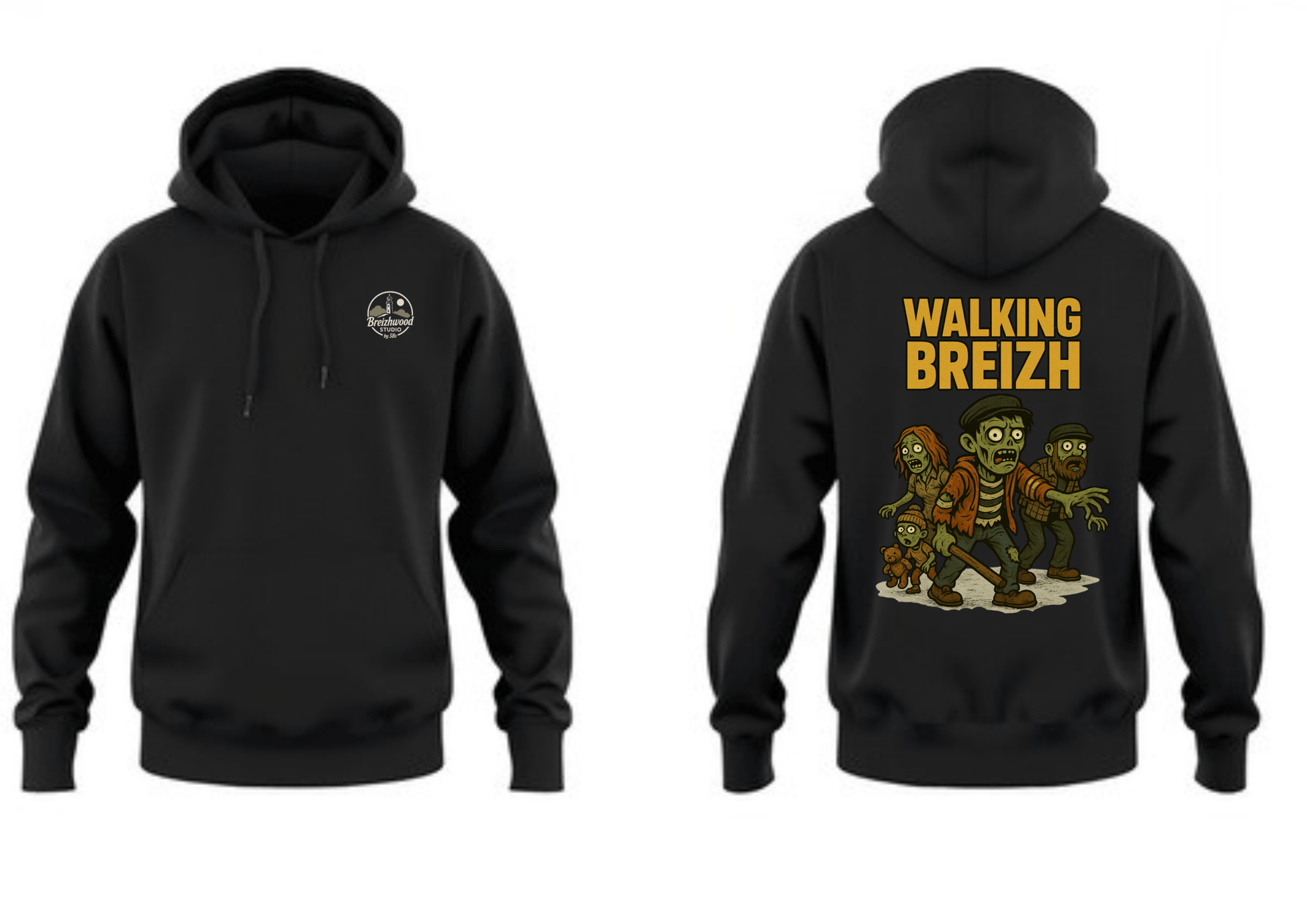 Hoodie Breizhwood studio - Breizh Brand & Brothers