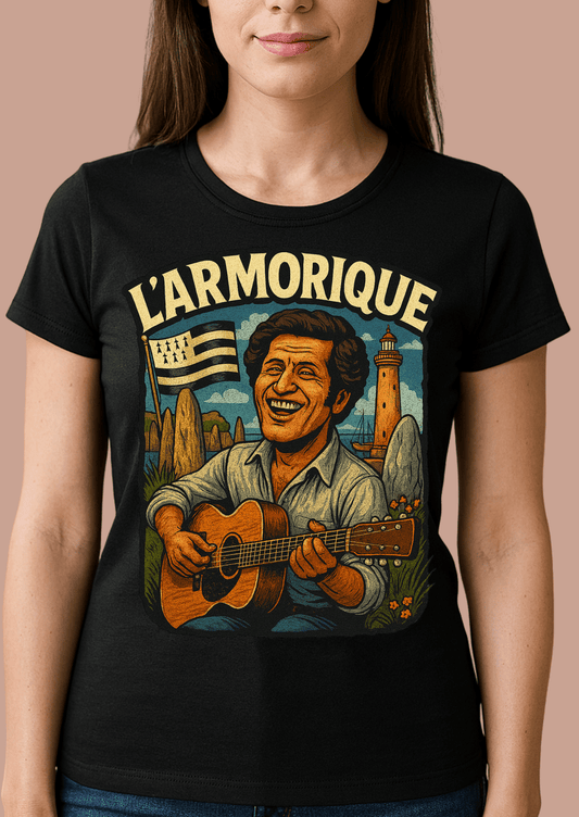 Tshirt Breizhwood Records L armorique - Breizh Brand & Brothers