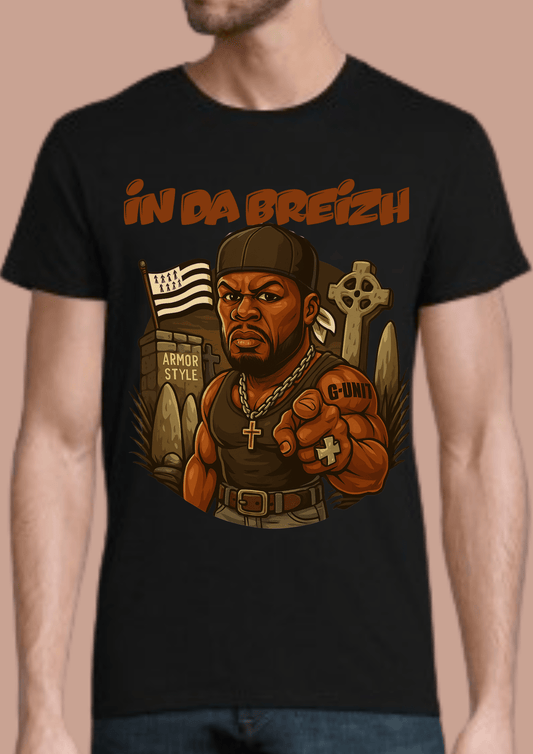 Tshirt homme Breizwood Records in da Breizh - Breizh Brand & Brothers