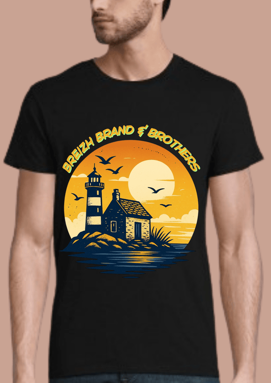 Tshirt homme décor chill and relax Breizh Brand & Brothers - Breizh Brand & Brothers