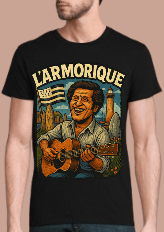 Tshirt homme Breizhwood Records L Armorique - Breizh Brand & Brothers