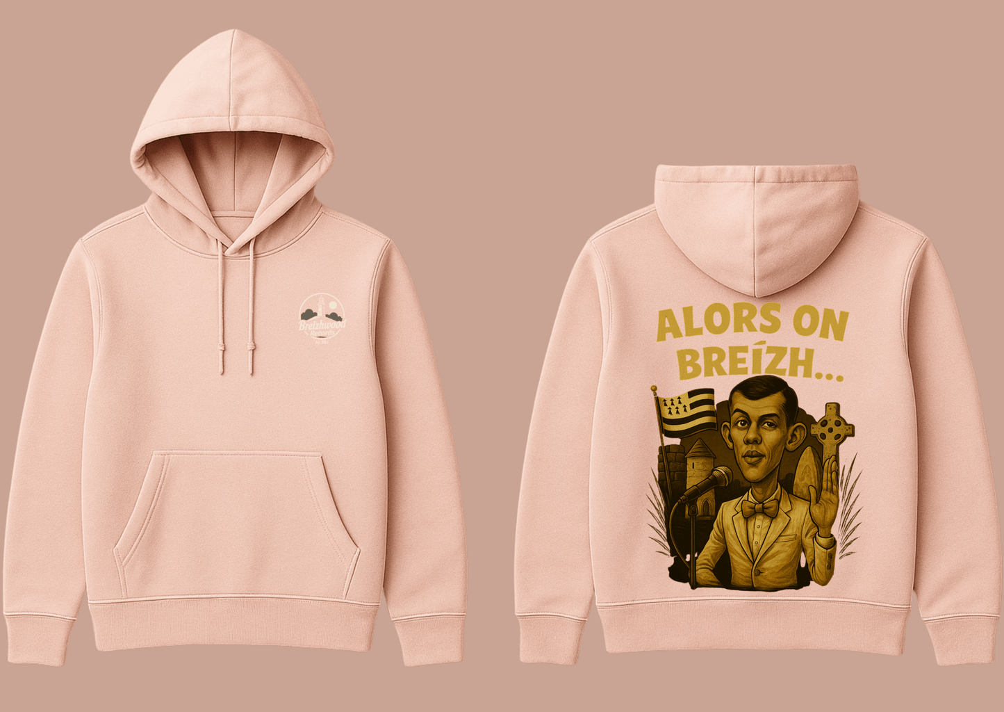 Hoodie Breizhwood Records Alors on Breizh - Breizh Brand & Brothers