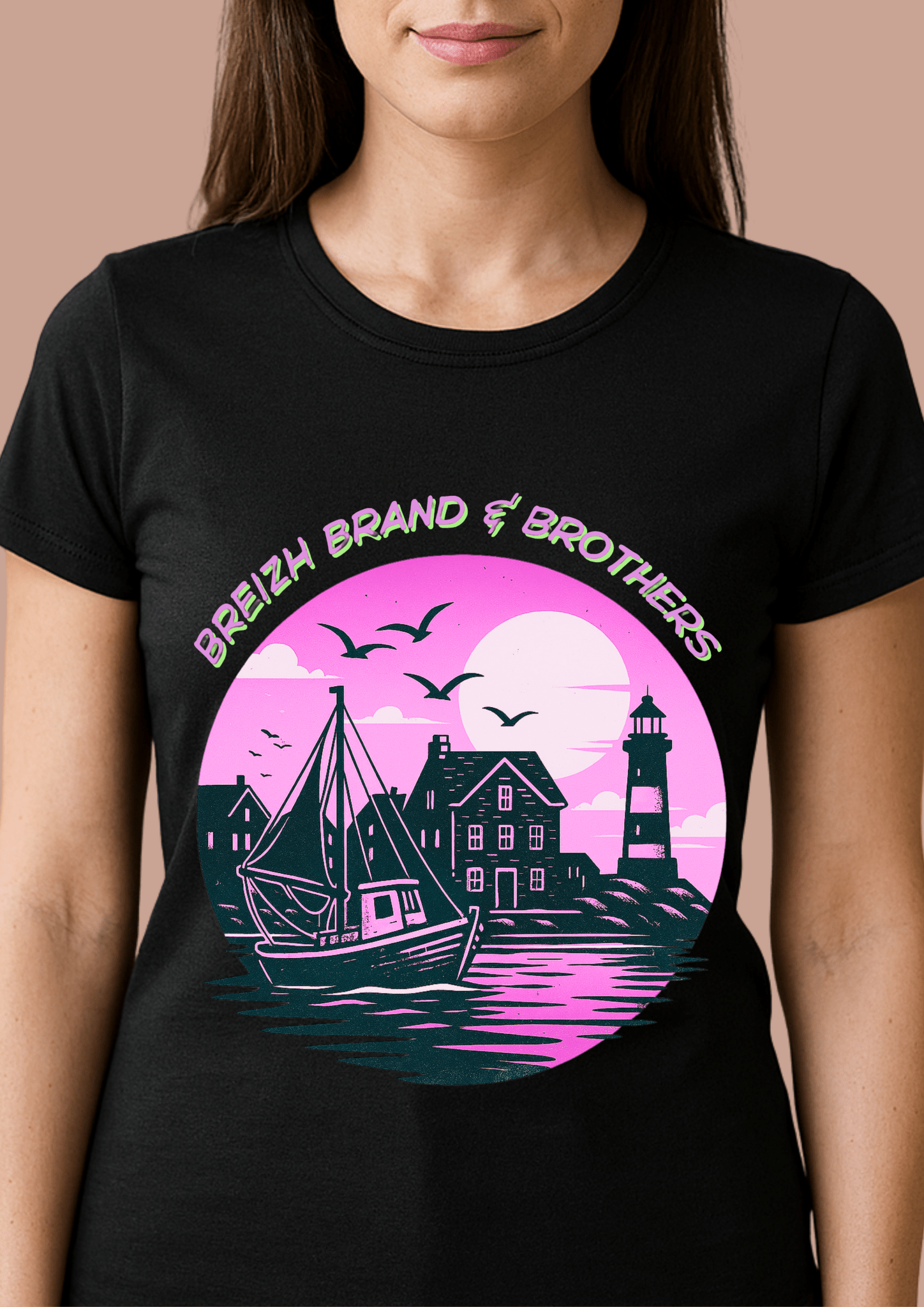 Tshirt femme Chill and relax Breizh Brand & Brothers - Breizh Brand & Brothers