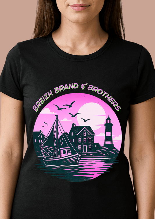 Tshirt femme Chill and relax Breizh Brand & Brothers - Breizh Brand & Brothers