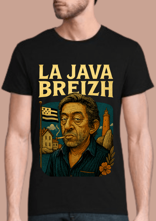 Tshirt homme Breizhwood Records La JavaBreizh - Breizh Brand & Brothers