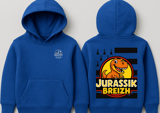 Hoodie enfant Jurassik Breizh - Breizh Brand & Brothers