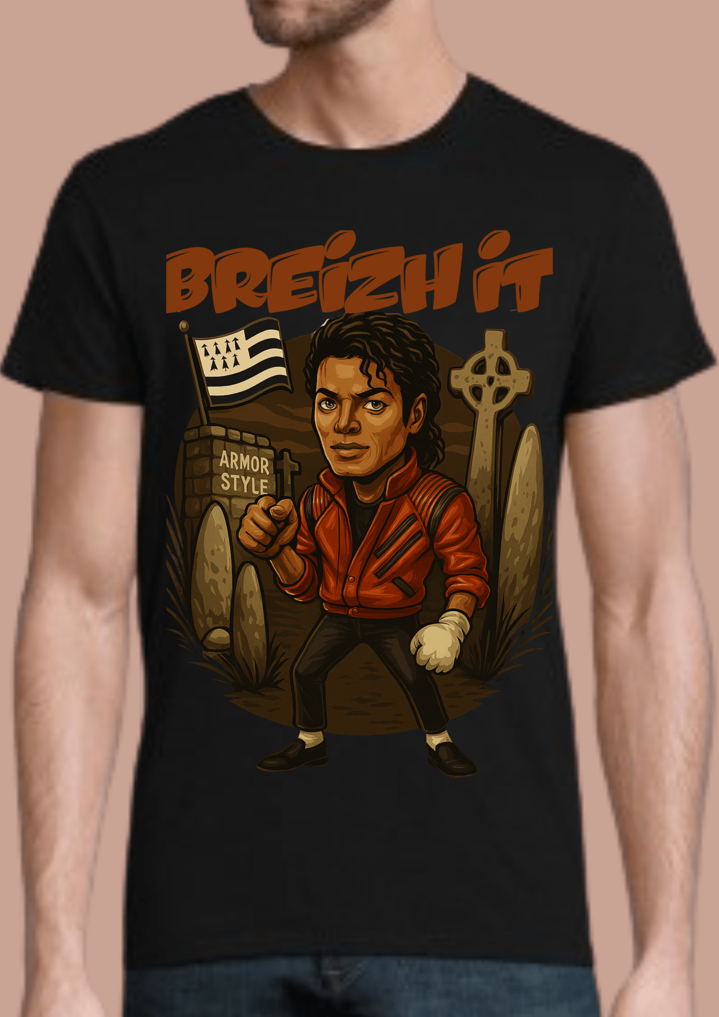 Tshirt homme Breizhwood Records Breizh It - Breizh Brand & Brothers
