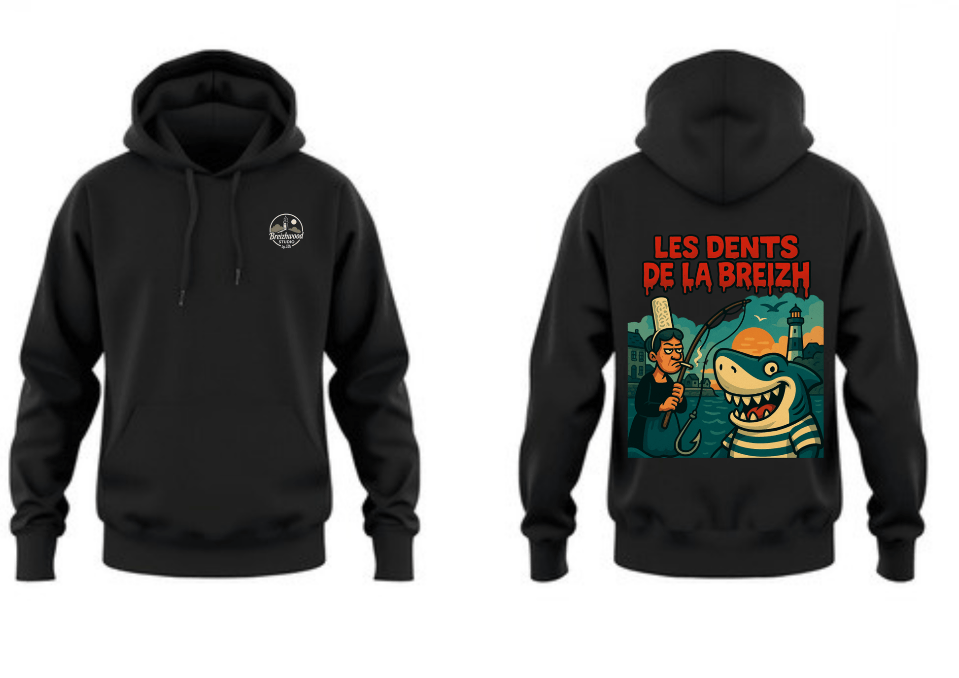 Hoodie Breizhwood studio - Breizh Brand & Brothers