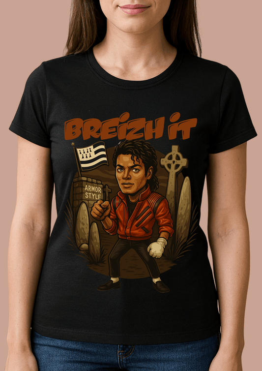 Tshirt femme Breizhwood Records Breizh it - Breizh Brand & Brothers