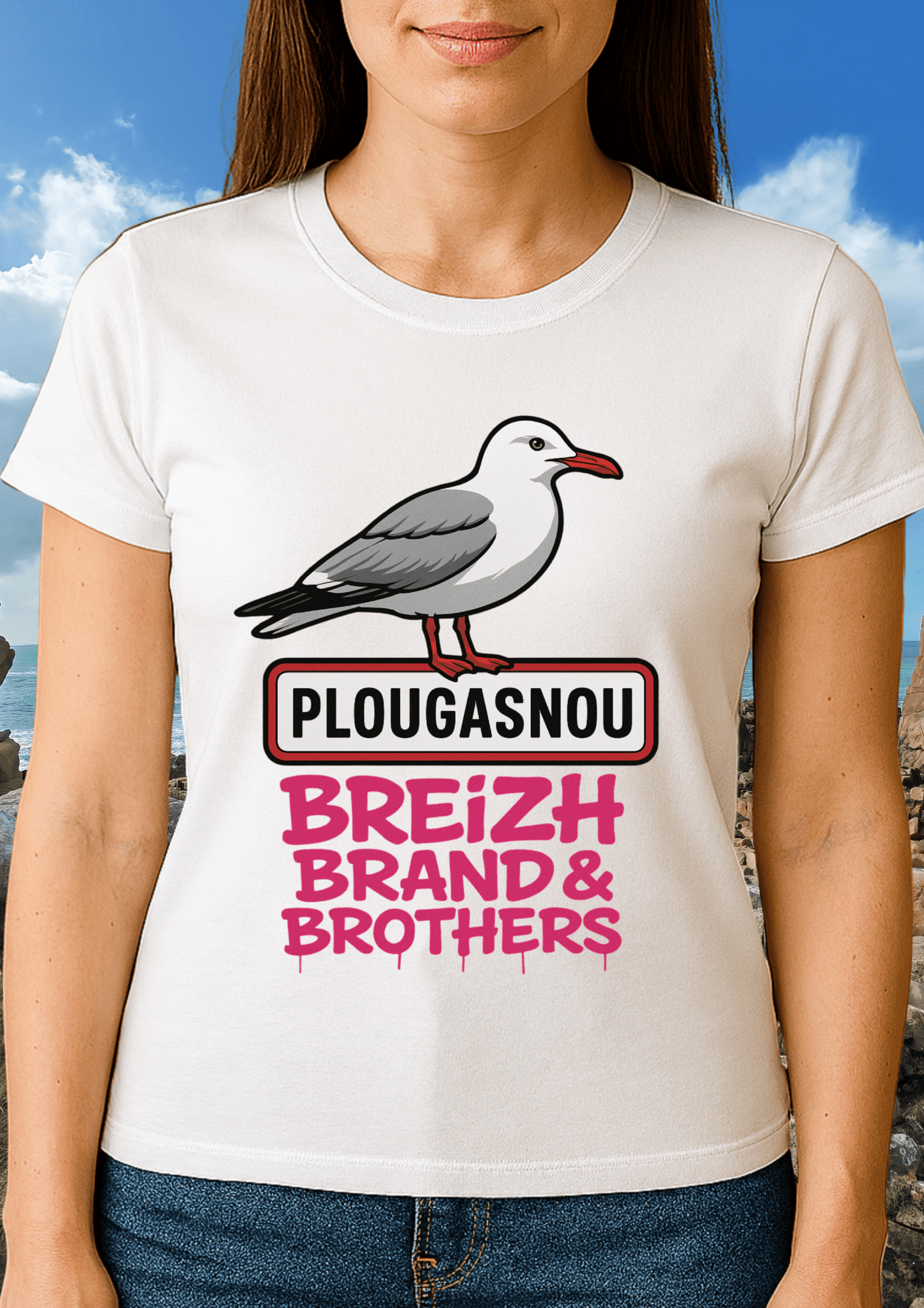 T-shirt femme Breizh Brand & Brothers Plougasnou - Breizh Brand & Brothers