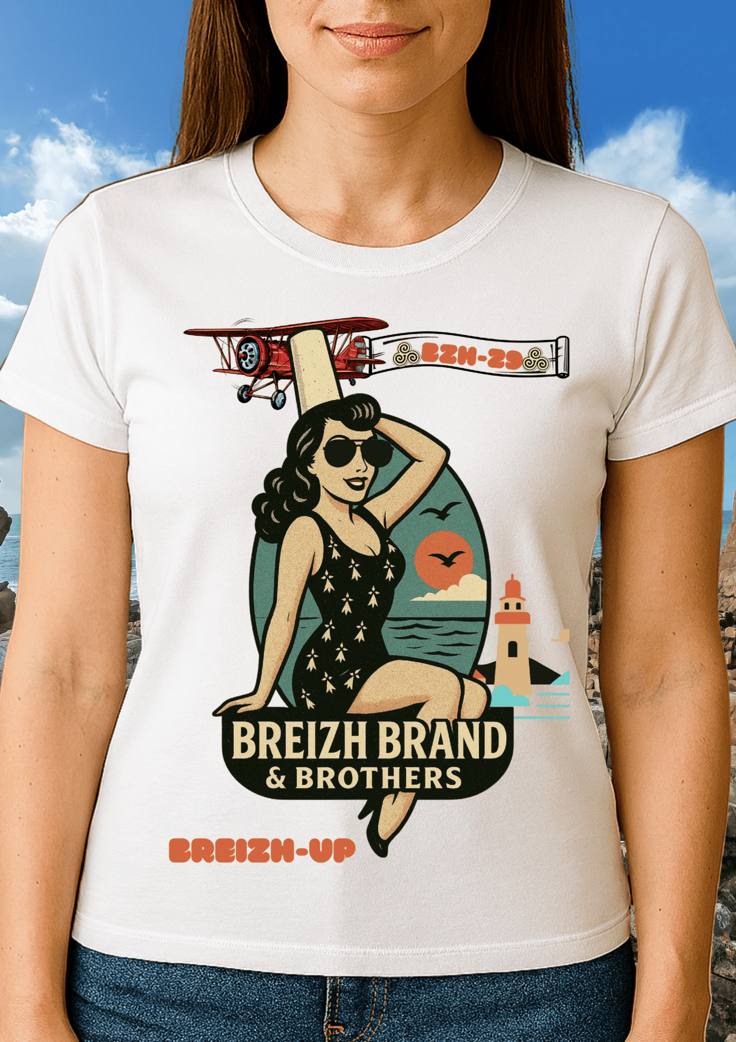 T-shirt femme Breizh Brand & Brothers Breizh - Up - Breizh Brand & Brothers