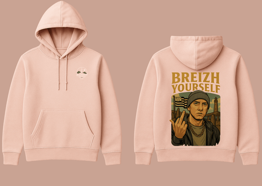 Hoodie femme Breizhwood Records Breizh Yourself - Breizh Brand & Brothers