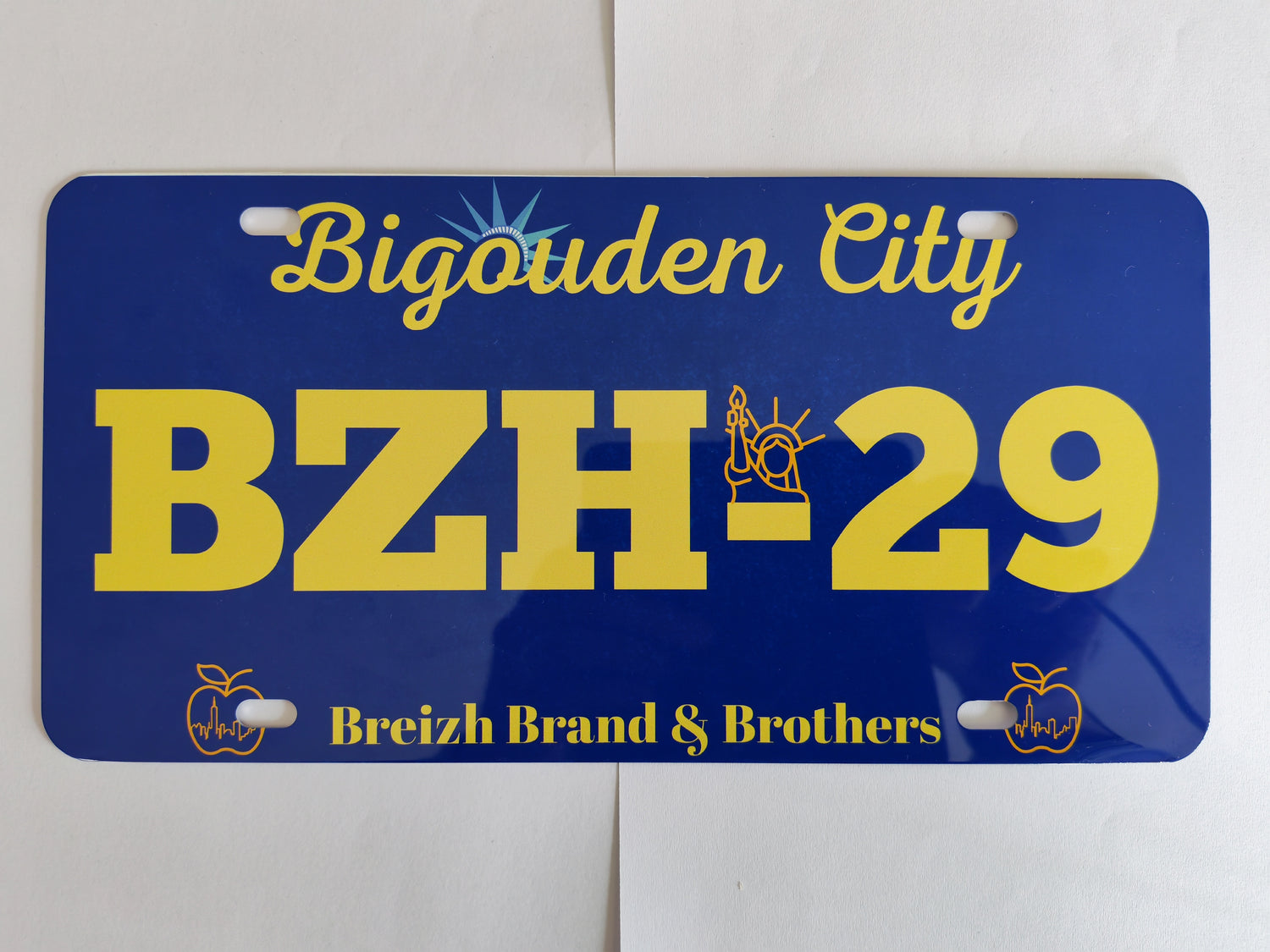 Décoration plaque aluminium - Breizh Brand & Brothers