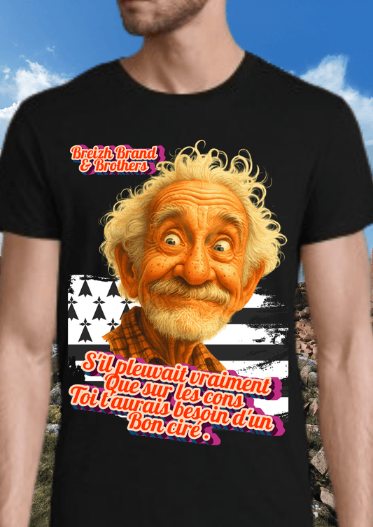 T-shirt comique s il pleuvait Breizh Brand & Brothers - Breizh Brand & Brothers