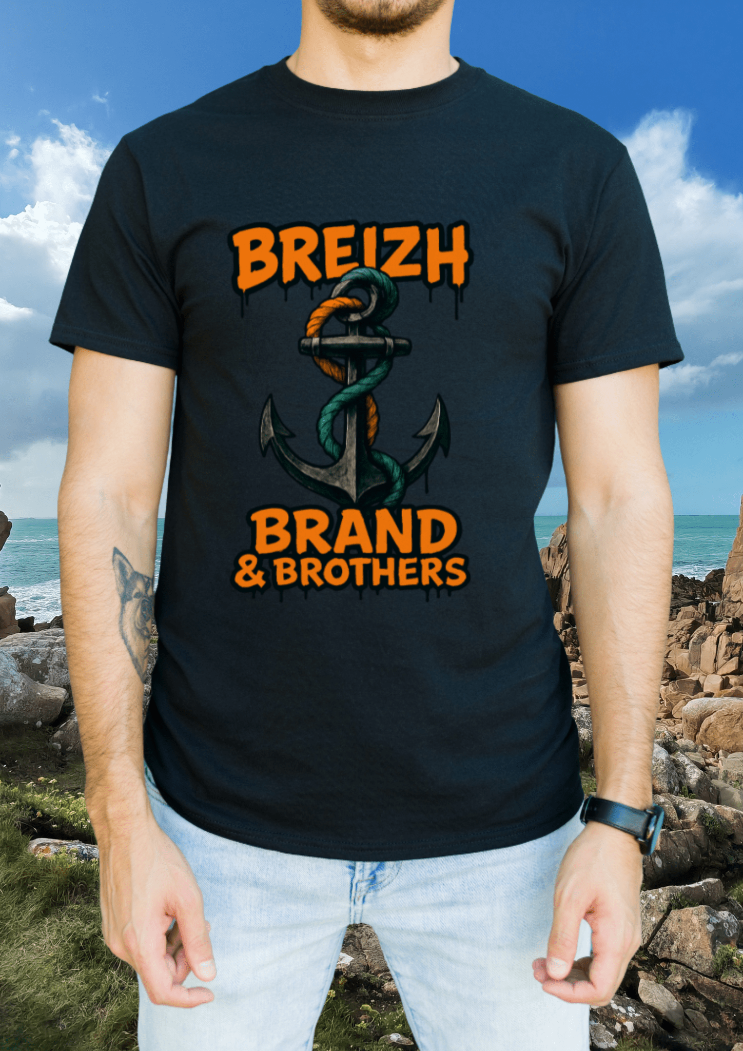 T-shirt manche courte Breizh Brand & Brothers - Breizh Brand & Brothers