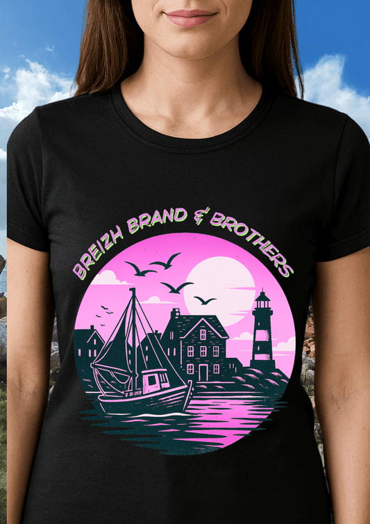 Tshirt femme Chill and relax Breizh Brand & Brothers - Breizh Brand & Brothers