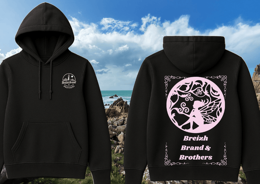 Hoodie femme Breizh Brand & Brothers fée design - Breizh Brand & Brothers