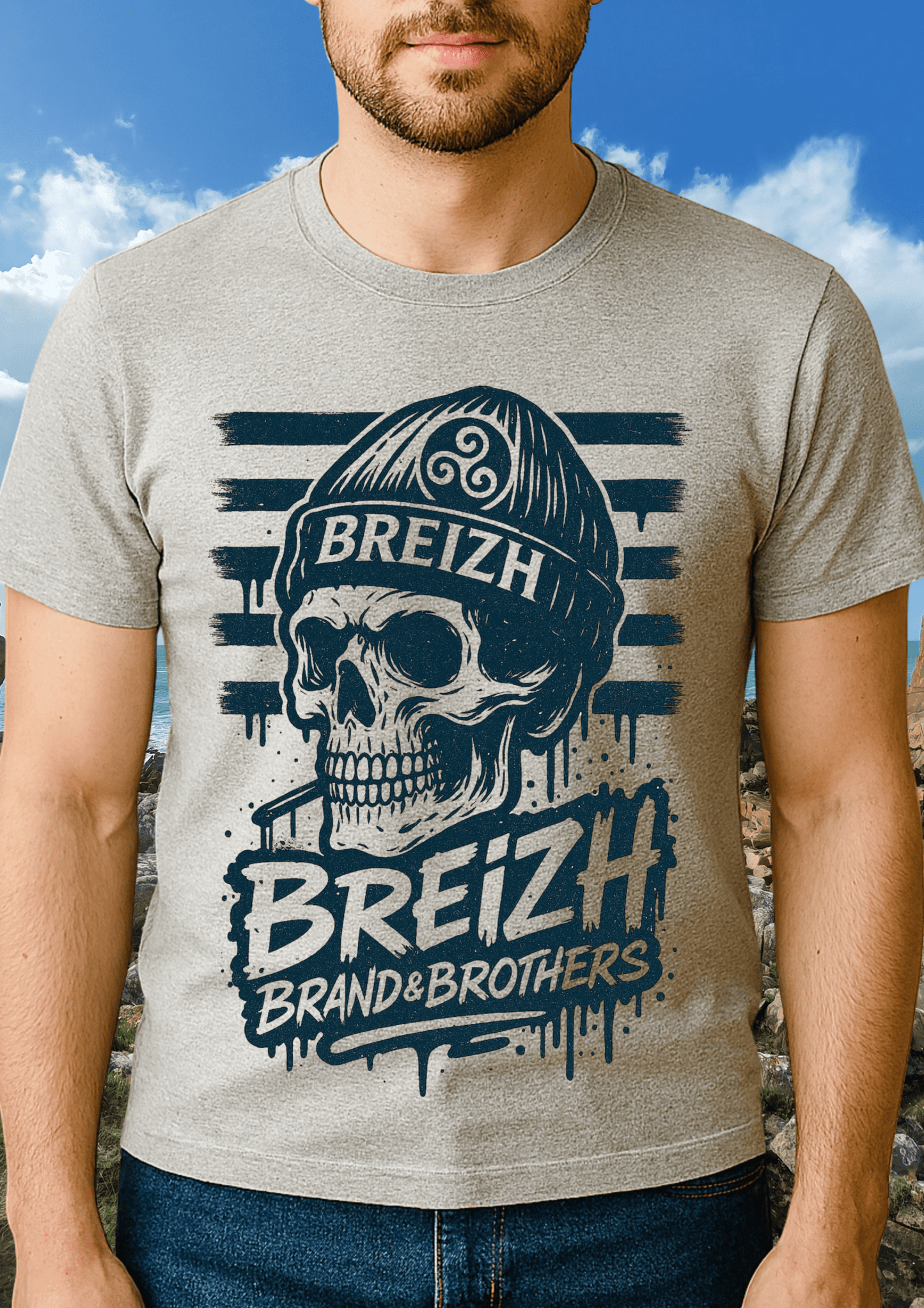Tshirt homme mariniére 2.0 Breizh Brand & Brothers - Breizh Brand & Brothers