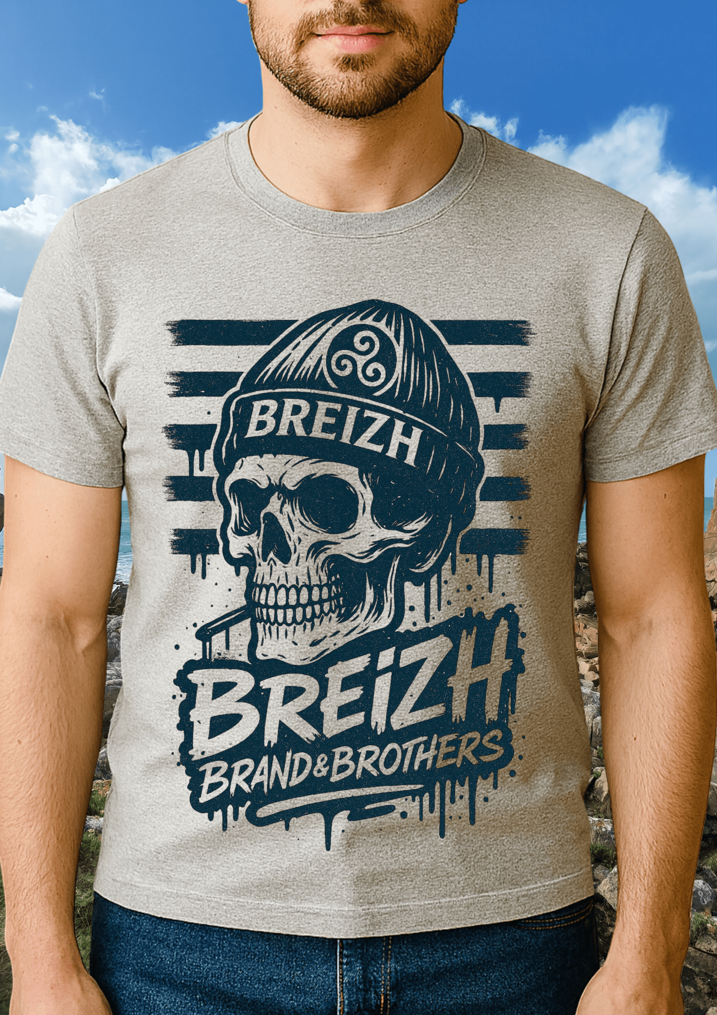 Tshirt homme mariniére 2.0 Breizh Brand & Brothers - Breizh Brand & Brothers