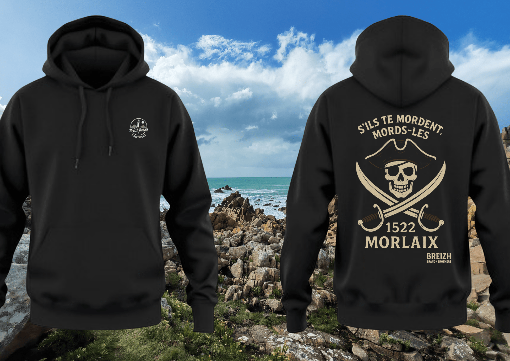 Hoodie Breizh Brand & Brothers Morlaix - Breizh Brand & Brothers